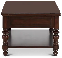 Savannah Dark Tone Storage Rectangular Coffee Table