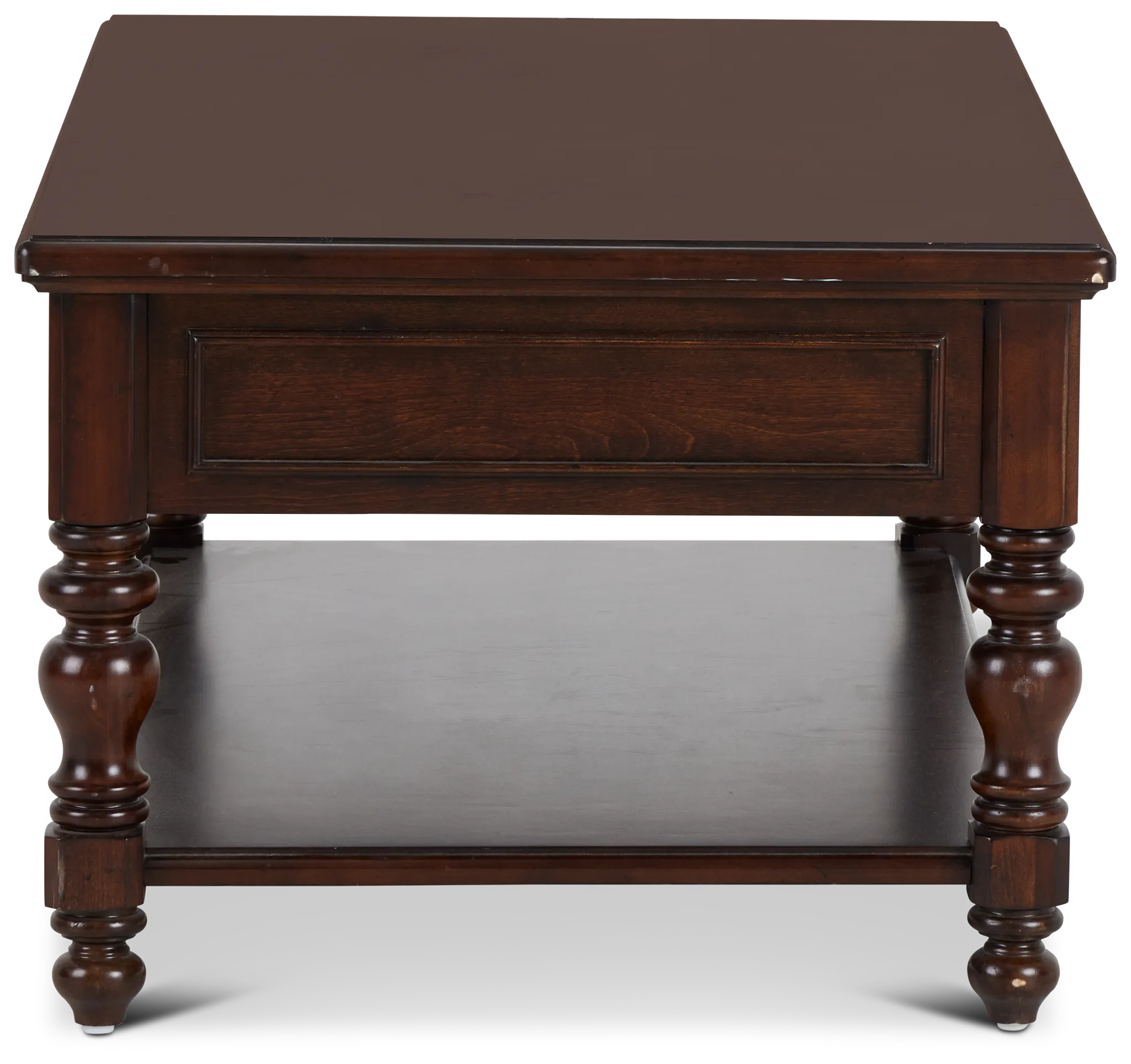 Savannah Dark Tone Storage Rectangular Coffee Table