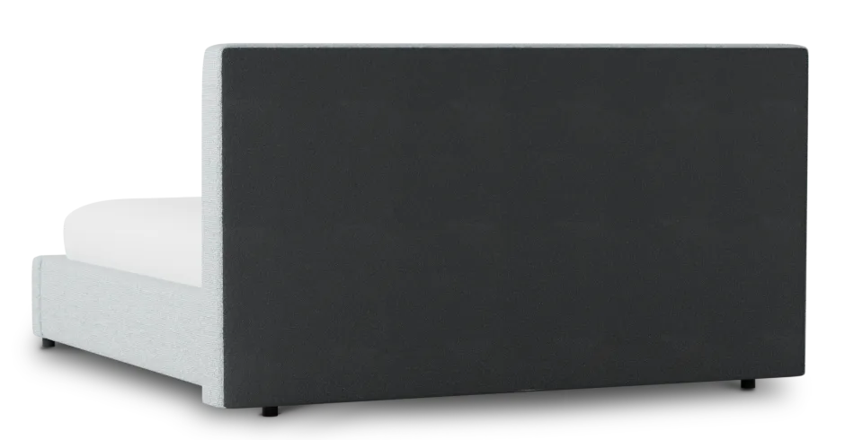 Grayton Natural Beauty Light Blue 44" Upholstered Platform Bed