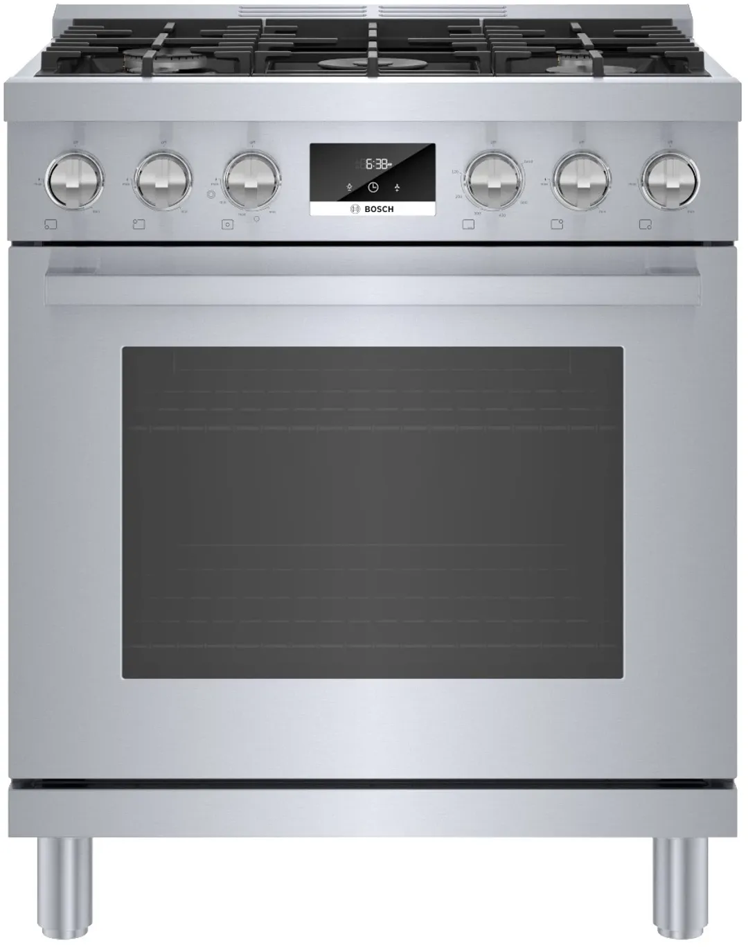 Bosch 800 Series Stainless Steel 30" Gas Range