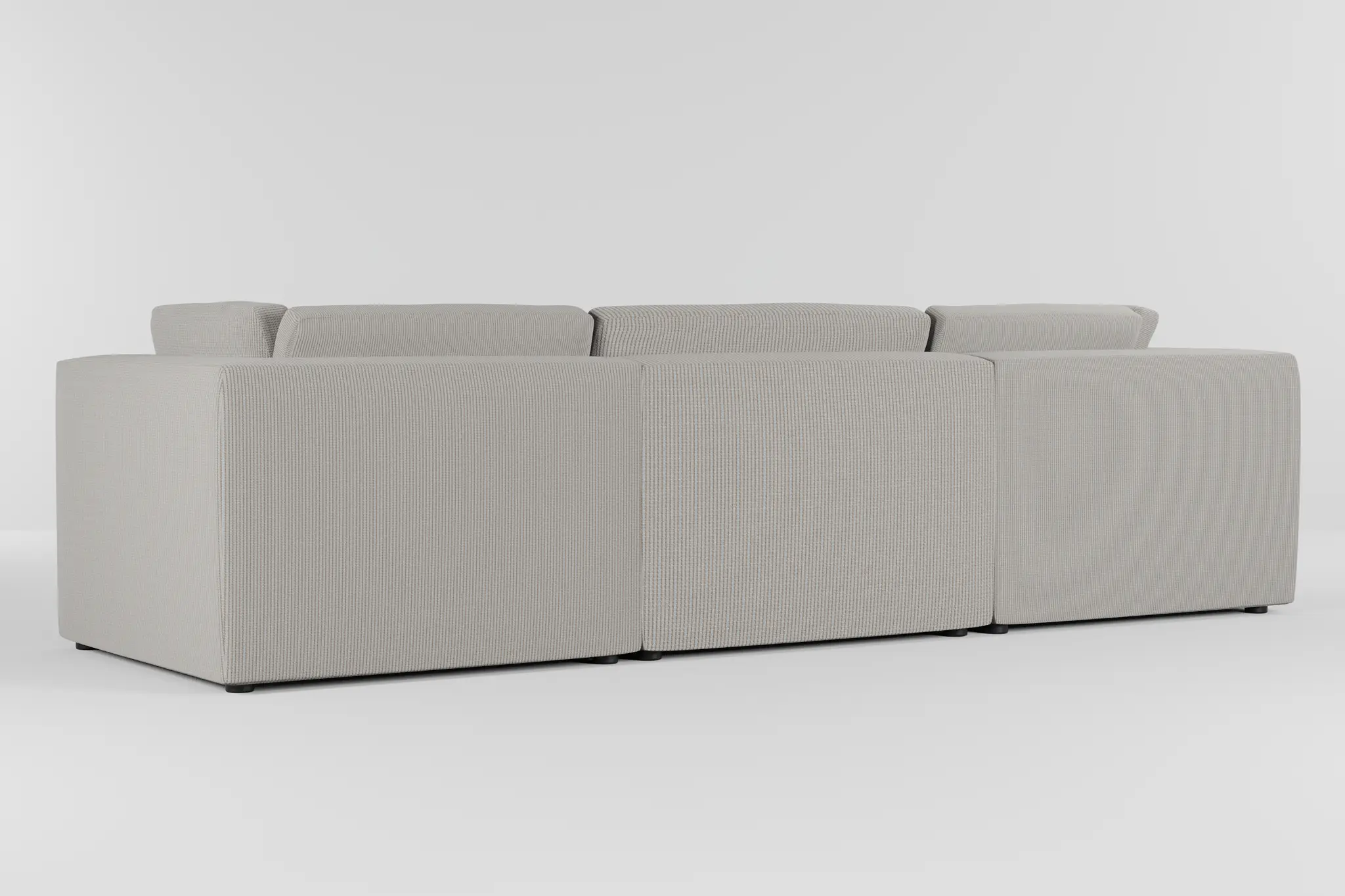 Destin Lucy Light Beige Fabric 3-piece Modular Sofa Destin Lucy Light Beige Fabric 3-piece Modular Sofa
