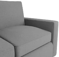 Siesta Suave Gray Fabric Cooling Memory Foam Sleeper