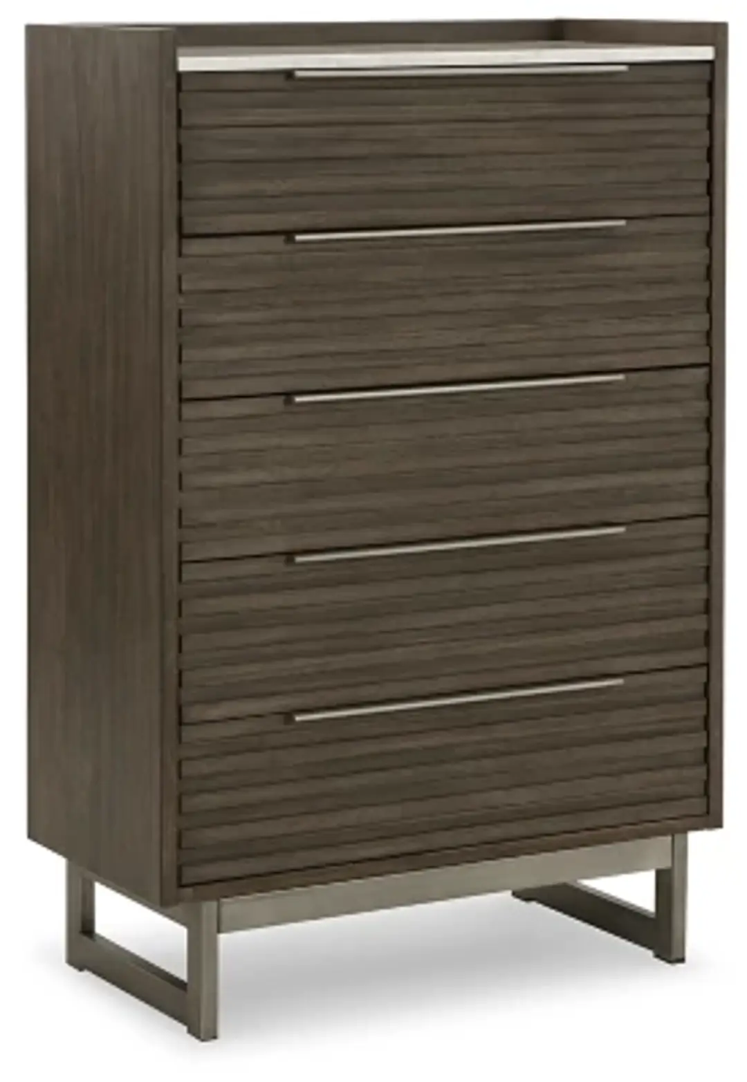 Arkenton Two-tone Marble 5-drawer Chest Arkenton Two-tone Marble 5-drawer Chest