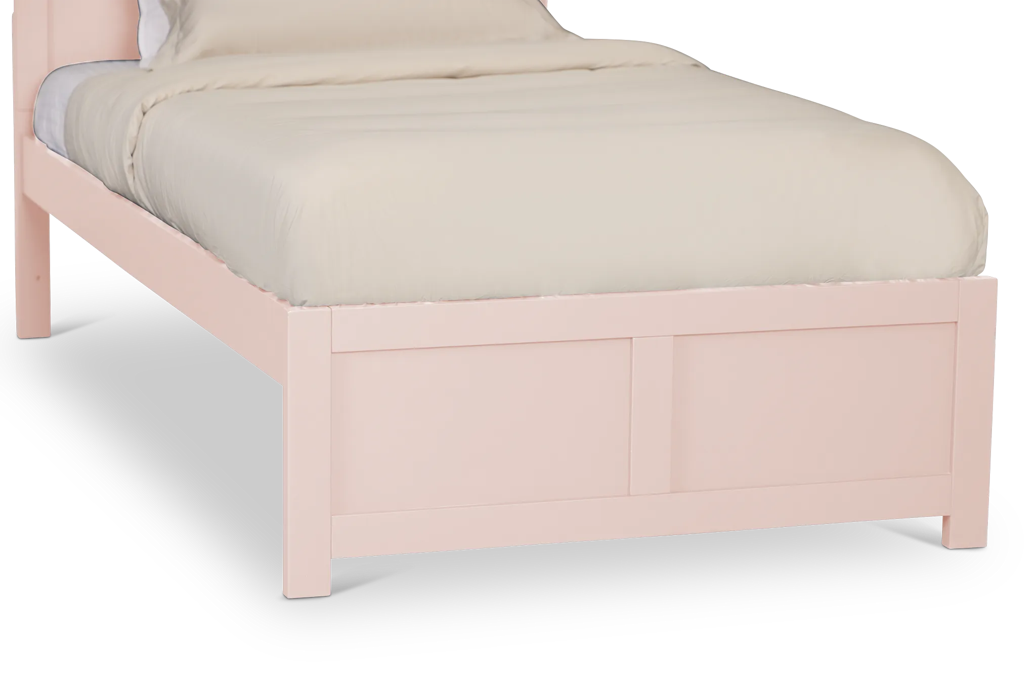 Charleston Pink Panel Bed