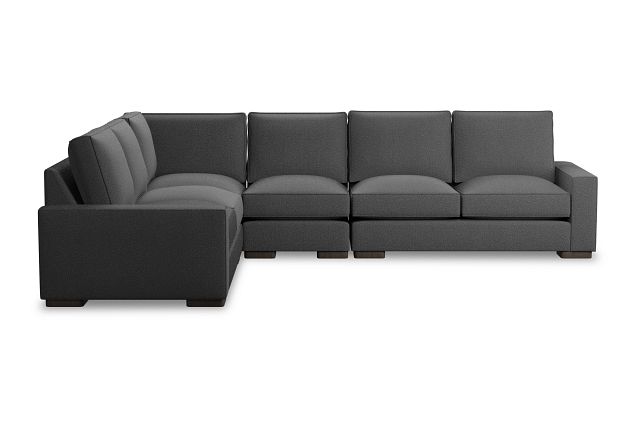 Edgewater Delray Dark Gray Medium Two-arm Sectional