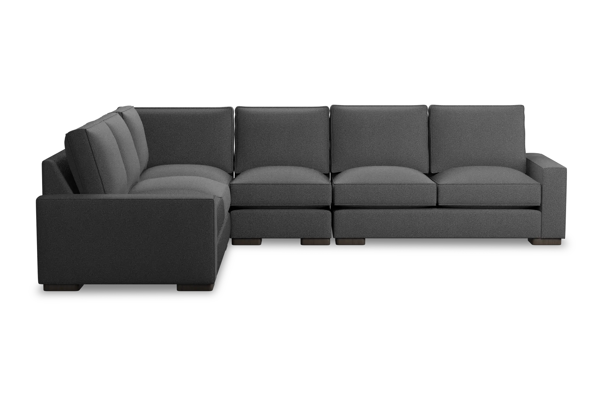 Edgewater Delray Dark Gray Medium Two-arm Sectional Edgewater Delray Dark Gray Medium Two-arm Sectional