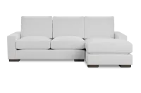 Edgewater Peyton White Right Chaise Sectional