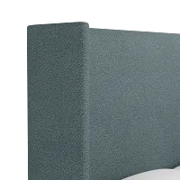 Captiva Sutton Blue 60" Upholstered Shelter Bed