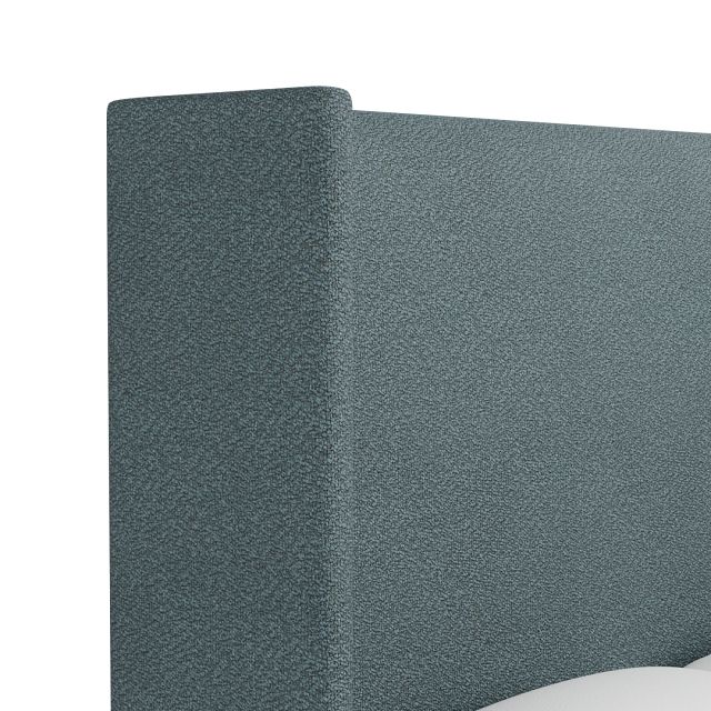 Captiva Sutton Blue 60" Upholstered Shelter Bed