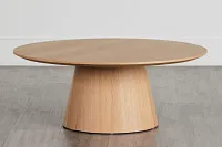 Nomad Light Tone Round Coffee Table