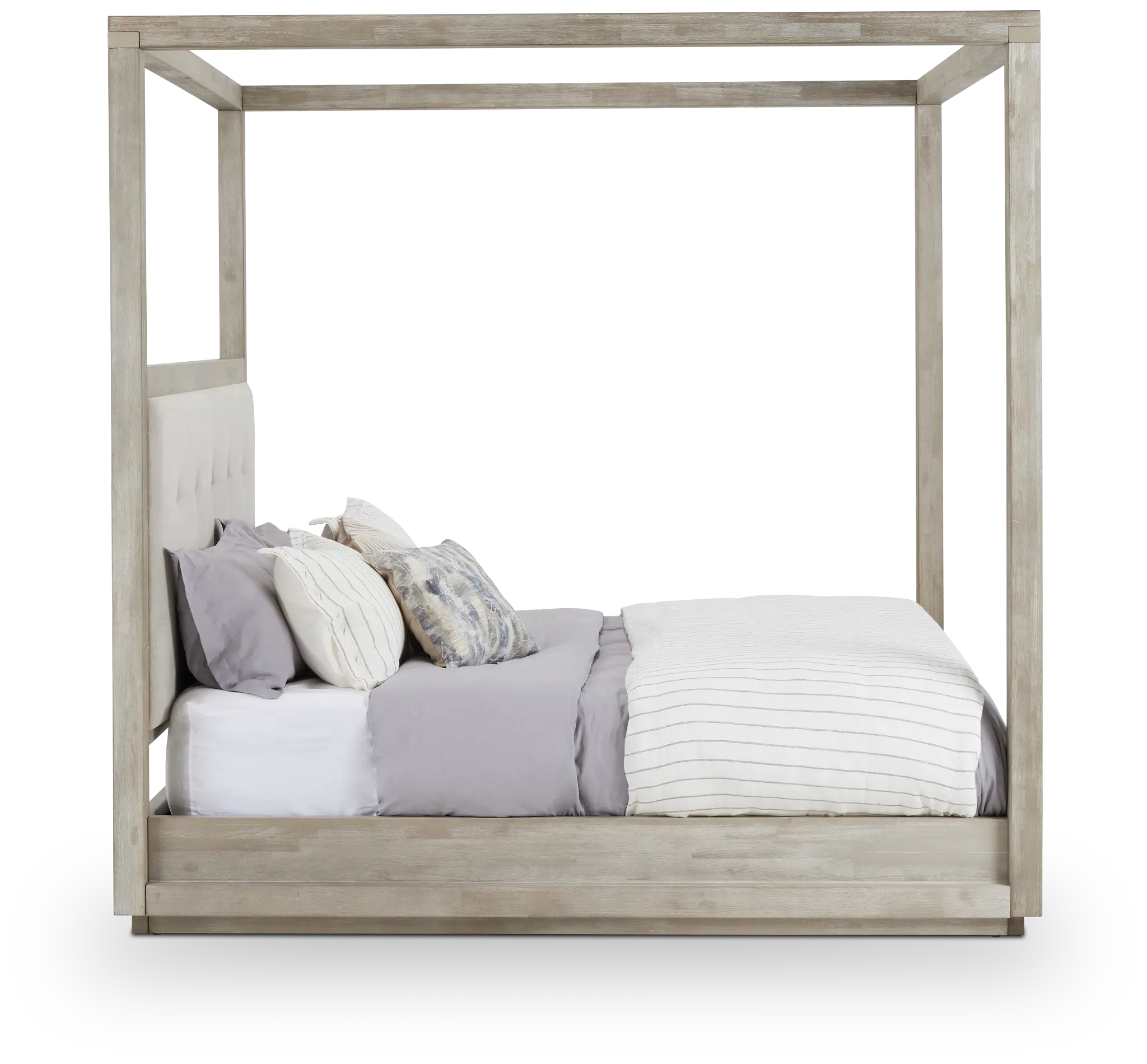 Madden Light Tone Uph Canopy Bed Madden Light Tone Uph Canopy Bed
