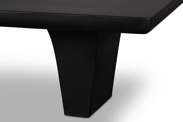 Highland Black Rectangular Coffee Table