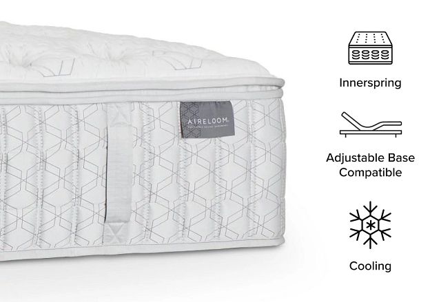 Aireloom Timeless Odyssey Luxetop M1 Plush 15.5" Mattress