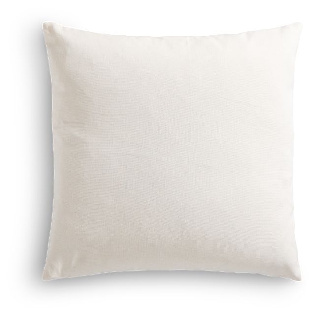 Forever Ivory 22" Square Accent Pillow