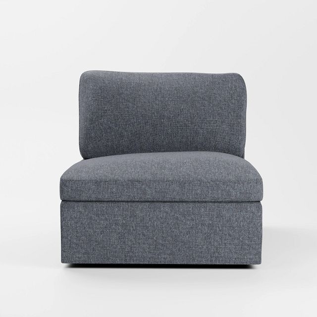 Destin Elevation Gray Fabric Swivel Chair