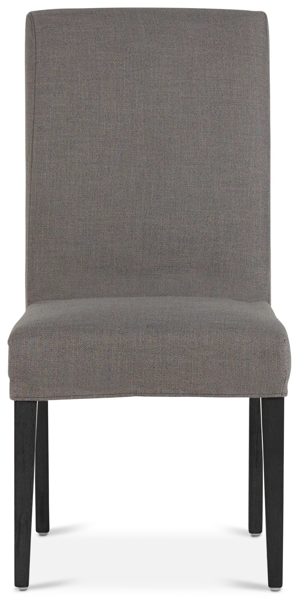 Harbor Dark Gray Short Slipcover Chair With Dark-tone Leg Harbor Dark Gray Short Slipcover Chair With Dark-tone Leg