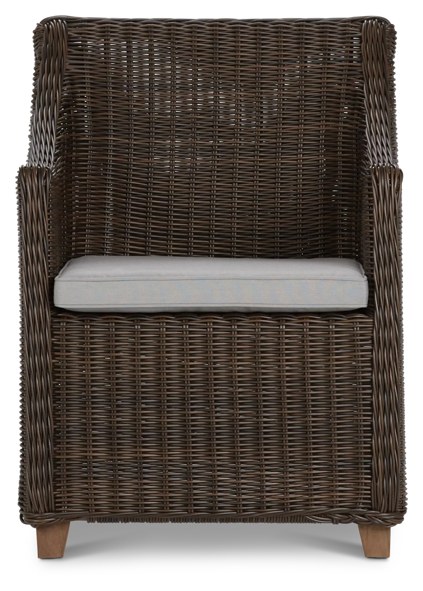 Canyon Dark Brown Gray Woven Arm Chair Canyon Dark Brown Gray Woven Arm Chair