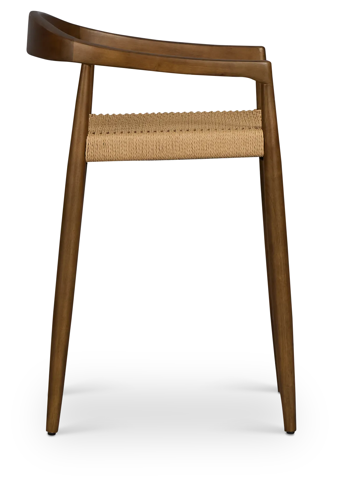 Santorini Mid Tone Curved 24" Woven Barstool