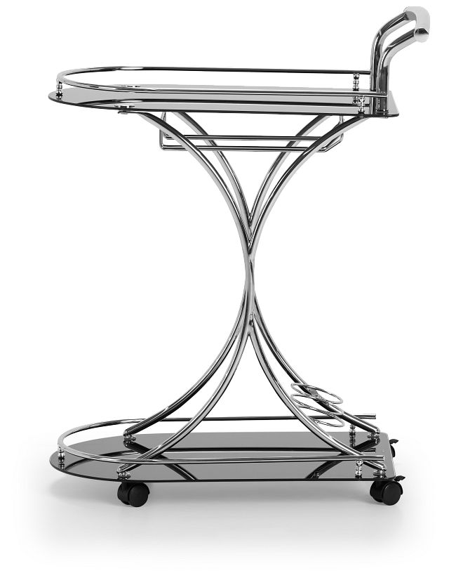 Arguila Black Bar Cart