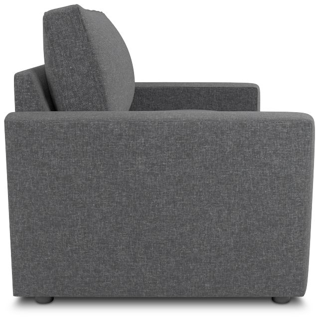 Siesta Delray Dark Gray Fabric Cooling Memory Foam Sleeper