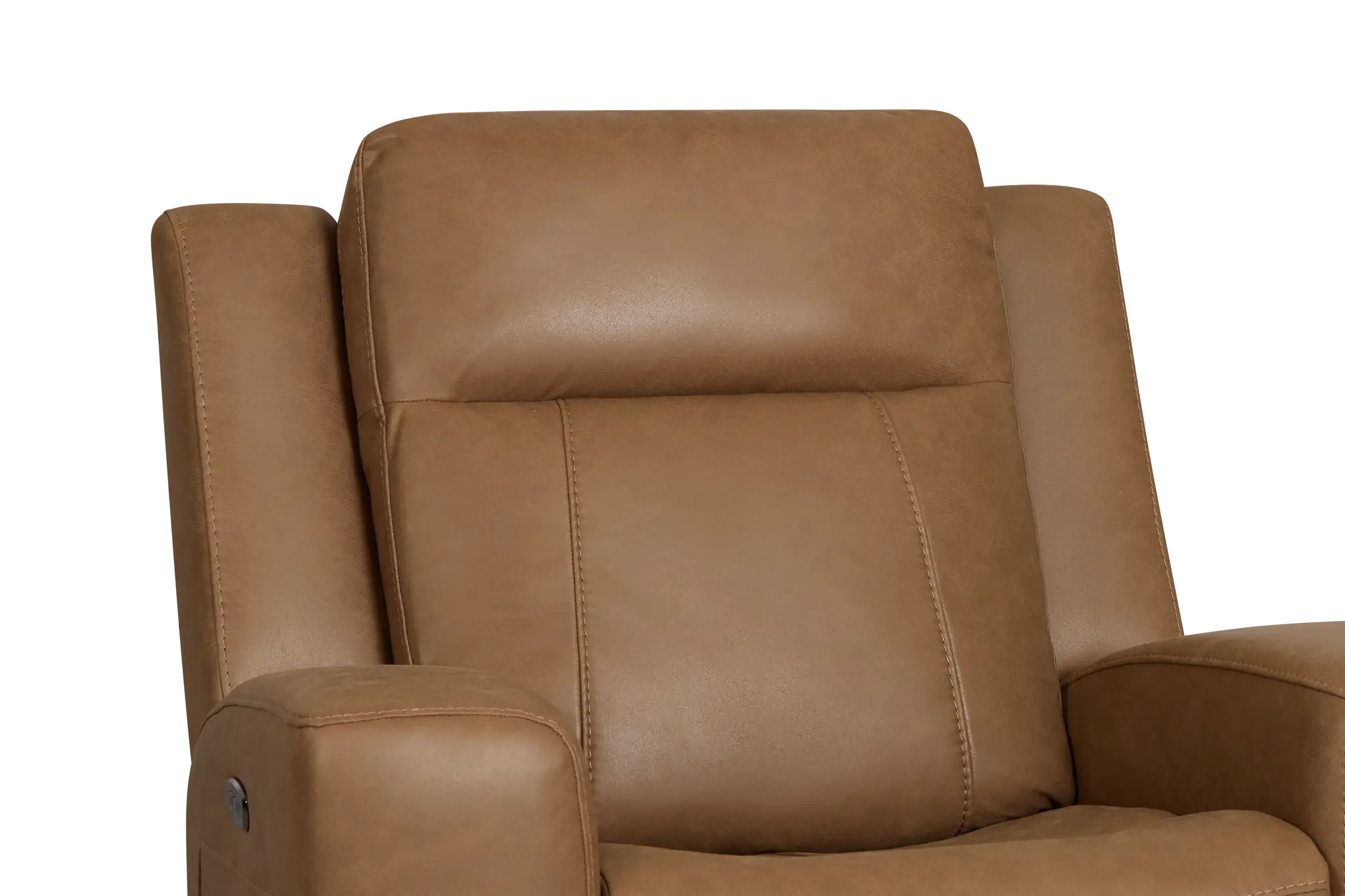 Colton Brown Micro Power Recliner With Power Headrest Colton Brown Micro Power Recliner With Power Headrest
