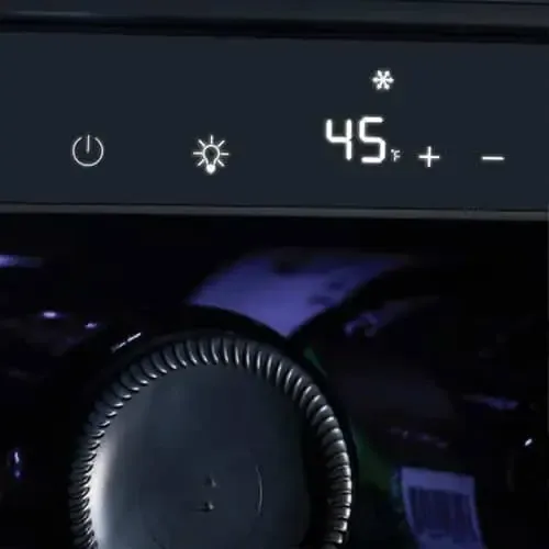 Xo Appliance 15 Series Wine Cooler Black Rt Hinge Specialty Refrigerator