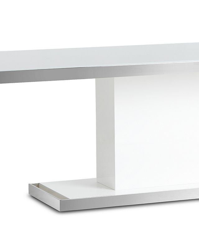 Miami White 94" Rectangular Table