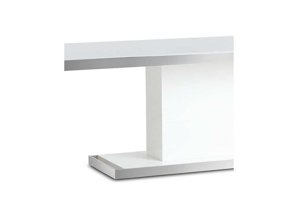 Miami White 94" Rectangular Table