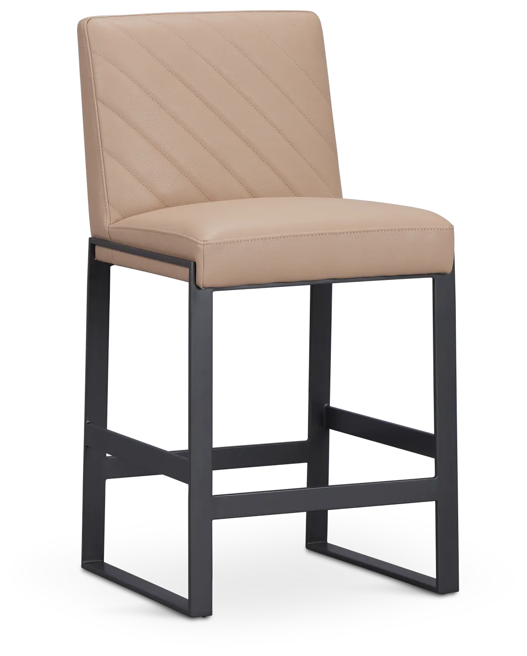 Harlem Taupe 24" Upholstered Barstool