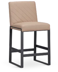 Harlem Taupe 24" Upholstered Barstool
