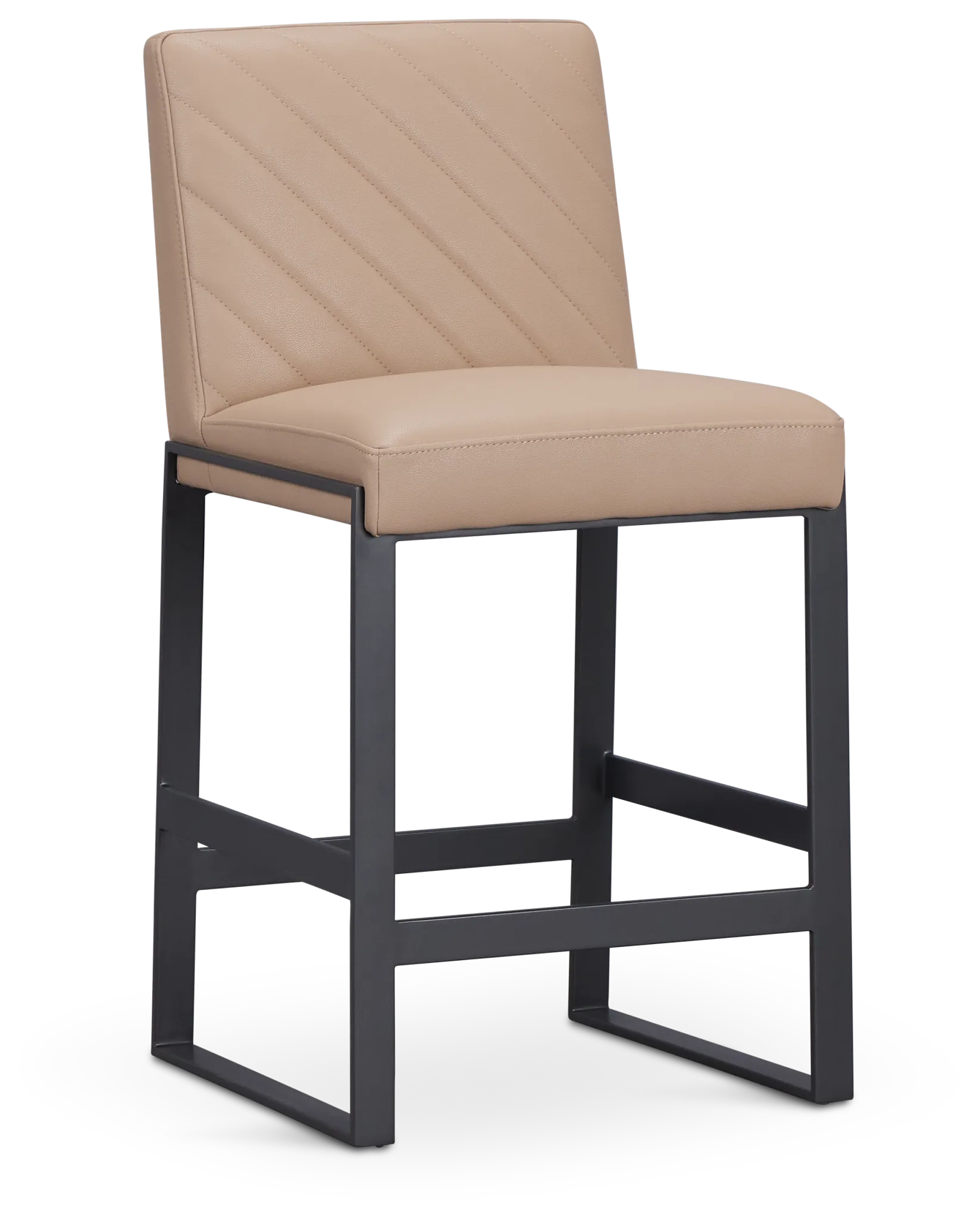 Harlem Taupe 24" Upholstered Barstool