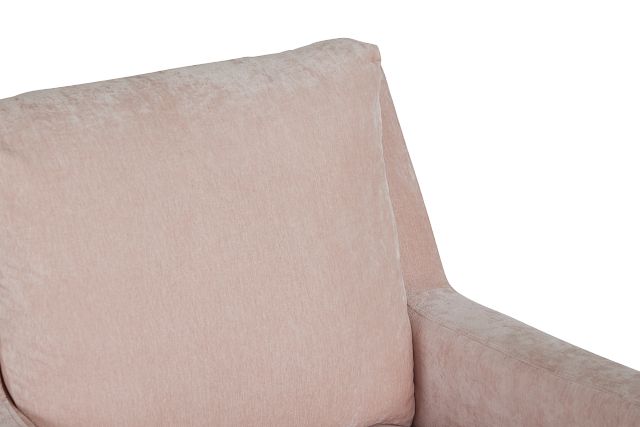 Cambridge Light Pink Velvet Accent Chair