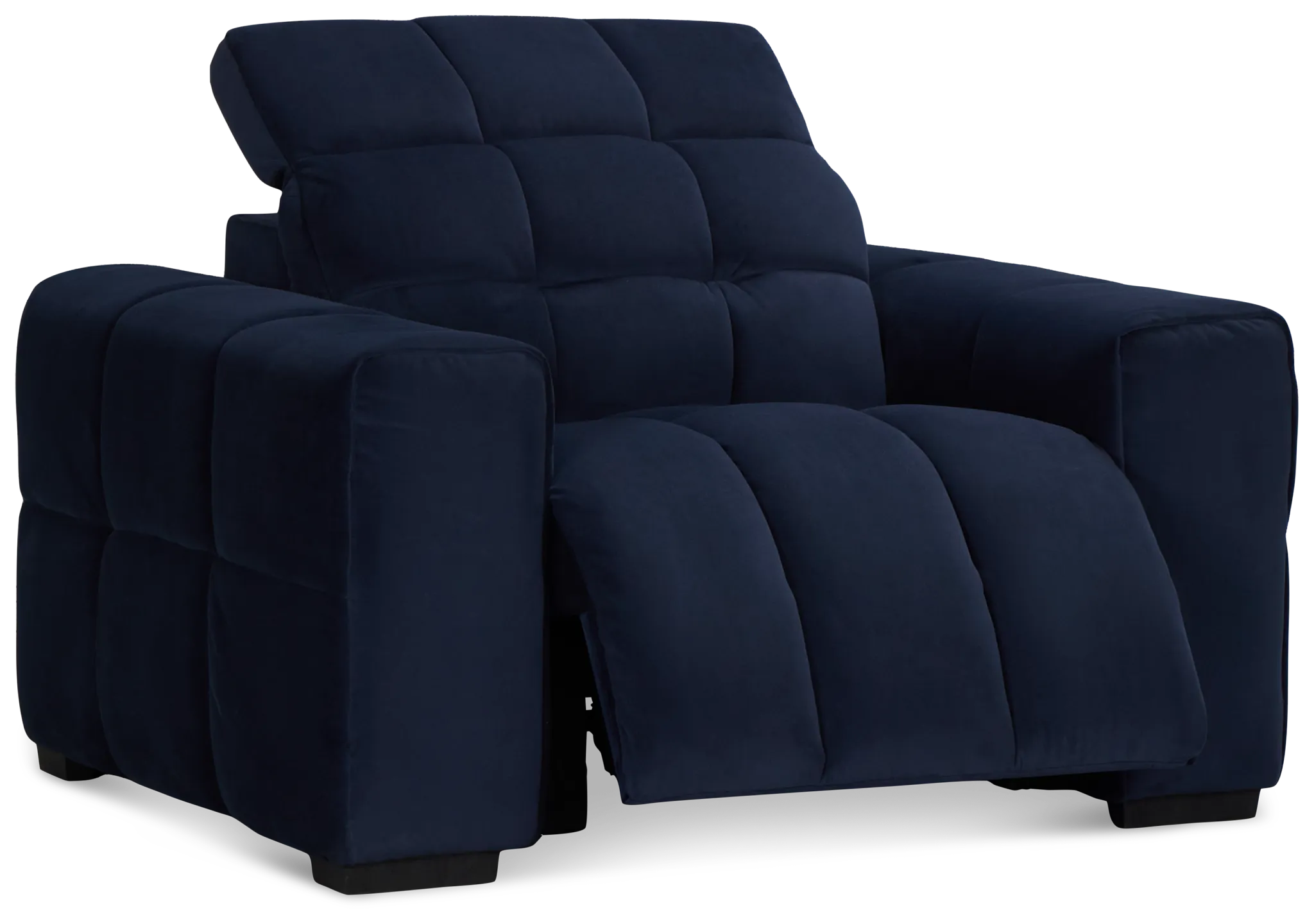 Gemma Navy Velvet Power Recliner