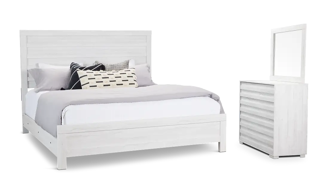 Everett White Panel Bedroom Everett White Panel Bedroom