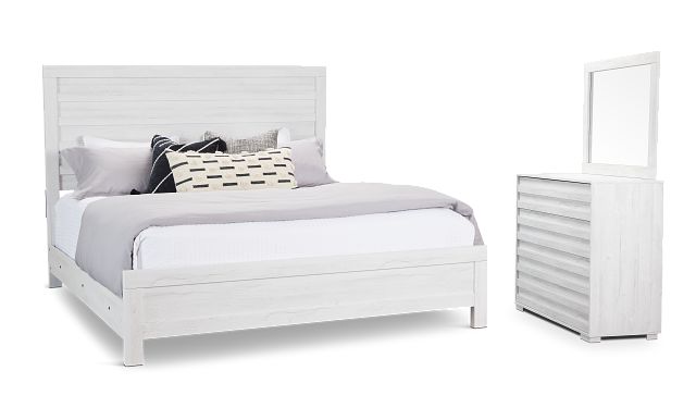 Everett White Panel Bedroom