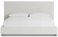 Grayton Maguire Ivory 54" Upholstered Platform Bed