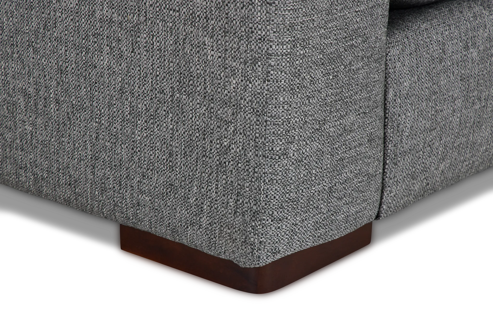 Veronica Dark Gray Down Small Two-arm Sectional