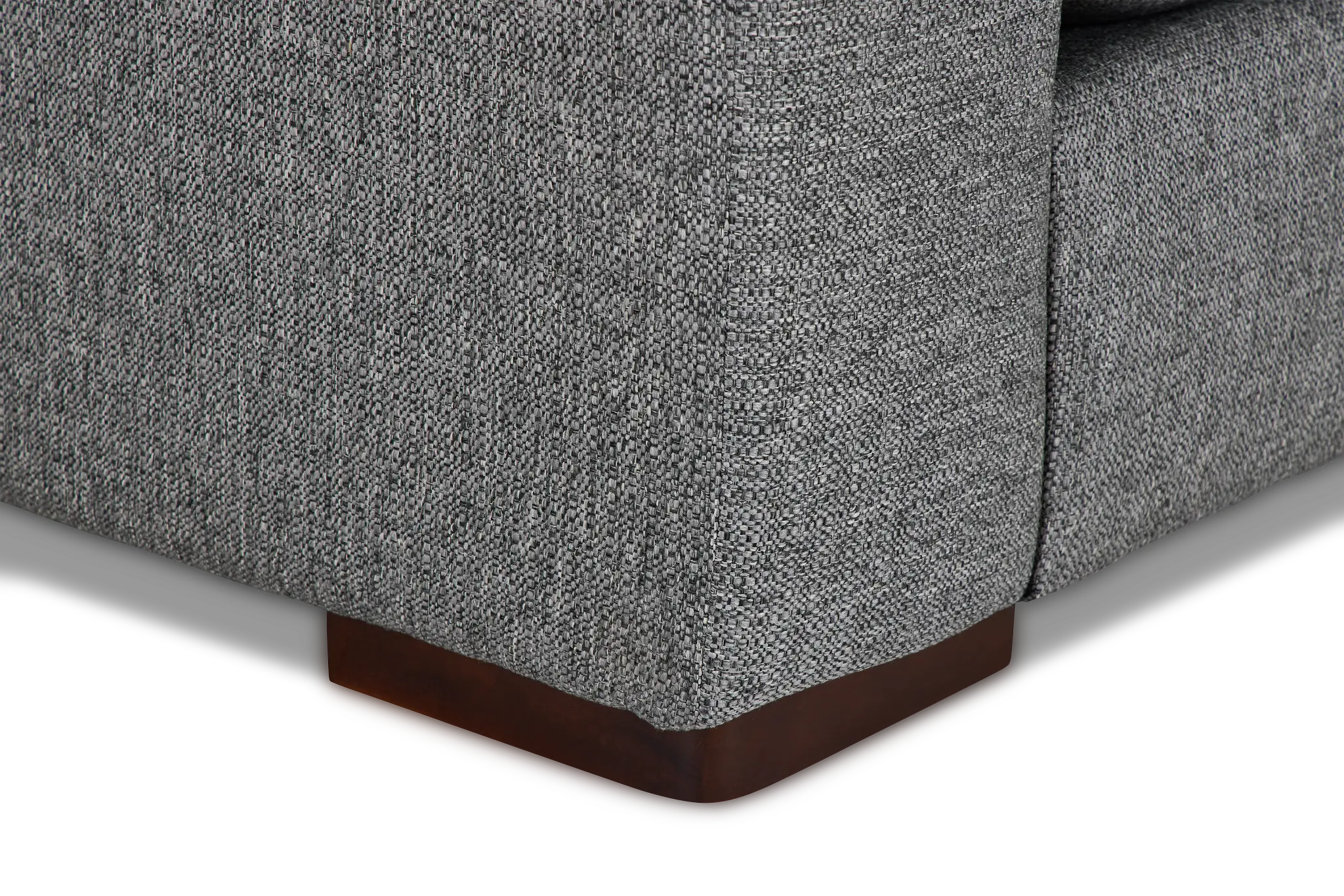 Veronica Dark Gray Down Small Two-arm Sectional Veronica Dark Gray Down Small Two-arm Sectional