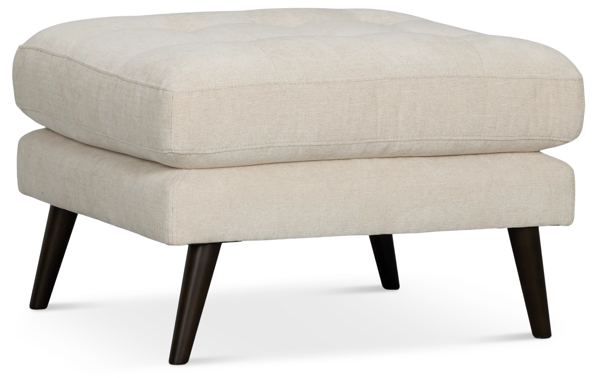 Indie Beige Fabric Ottoman Indie Beige Fabric Ottoman