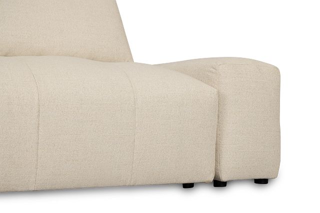 Remi Light Beige Fabric 6-piece Bumper Sectional