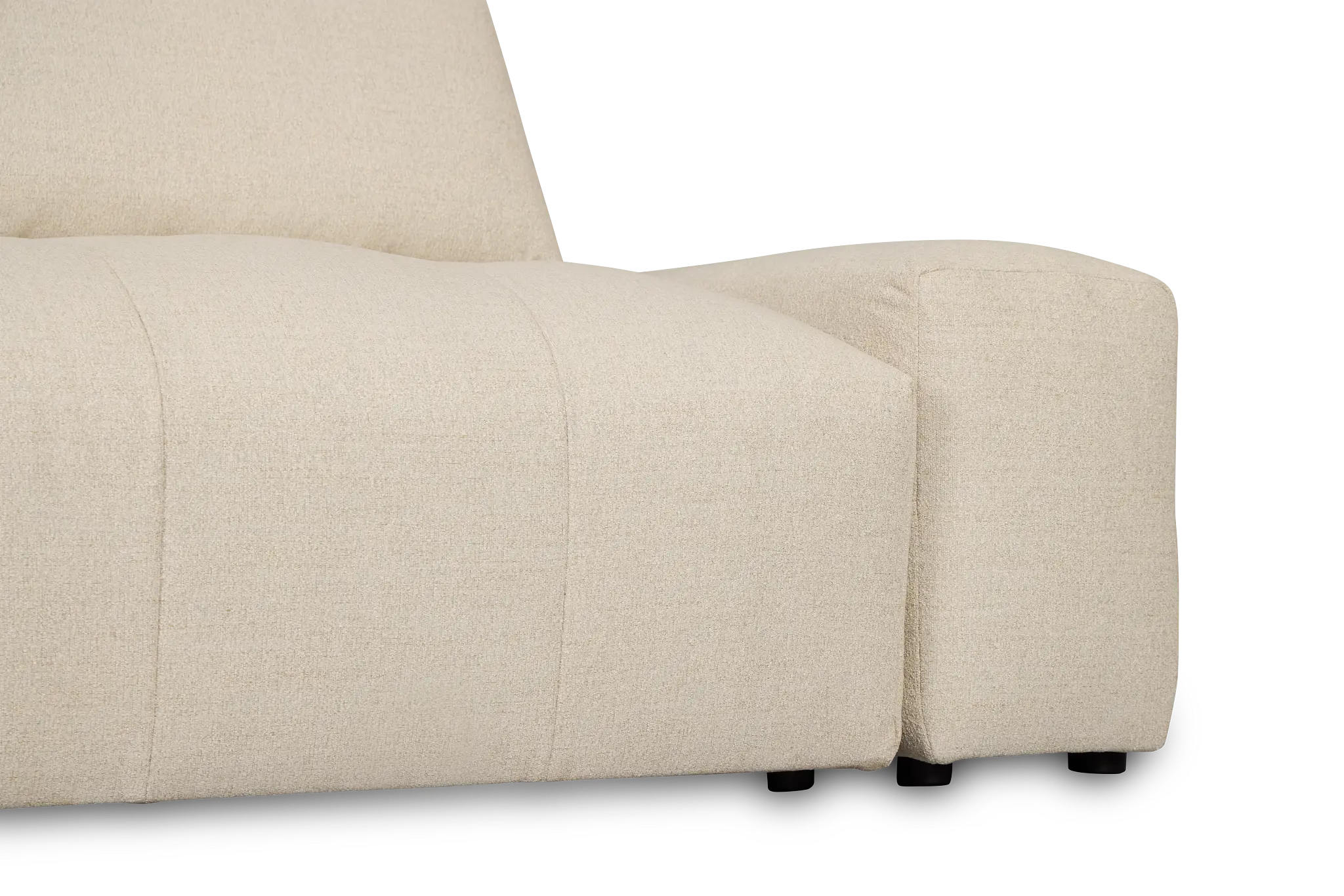 Remi Light Beige Fabric 6-piece Bumper Sectional Remi Light Beige Fabric 6-piece Bumper Sectional