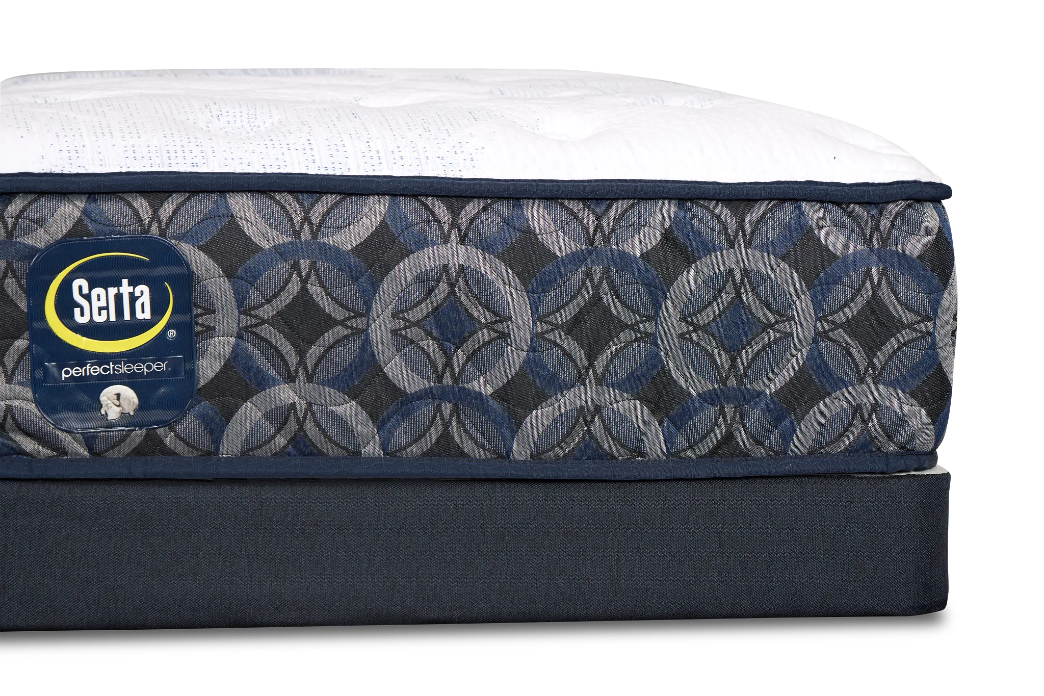 Perfect Sleeper Decatur Street Plush Low-profile Mattress Set