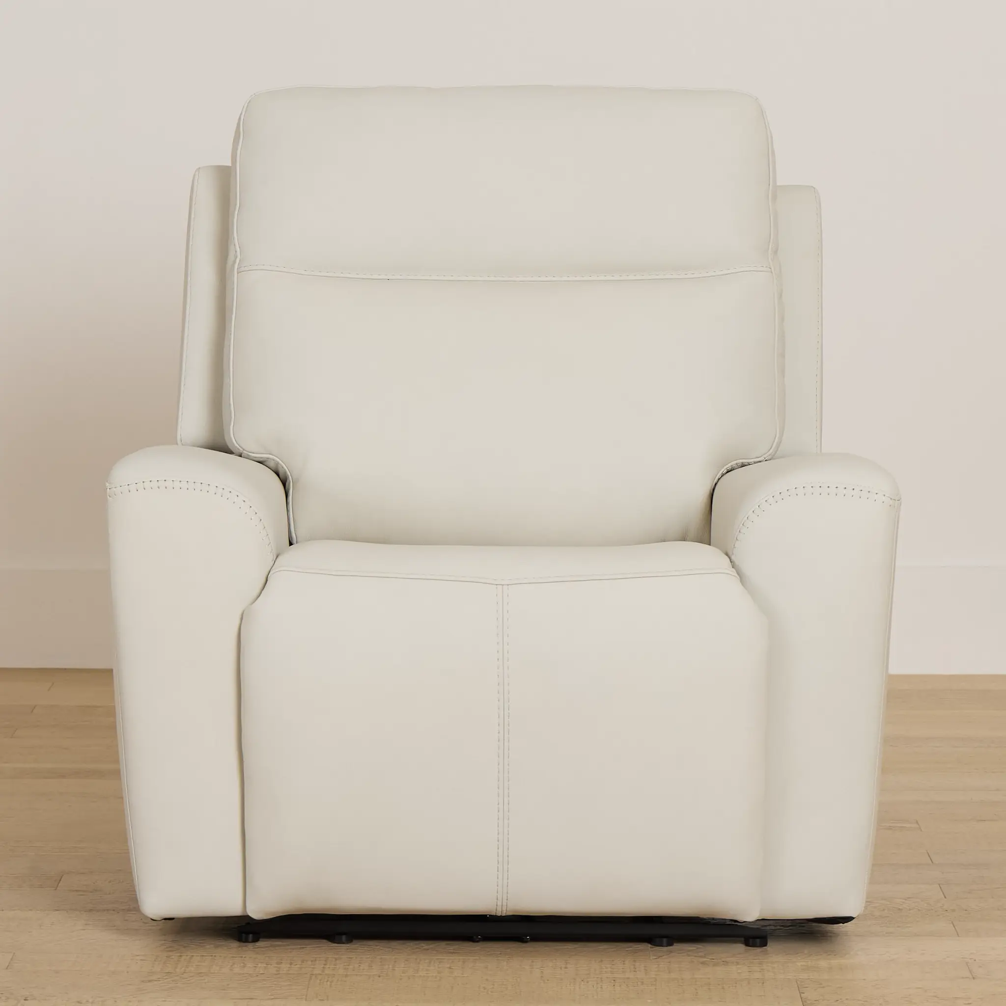 Sterling Ivory Lthr/vinyl Power Recliner Sterling Ivory Lthr/vinyl Power Recliner