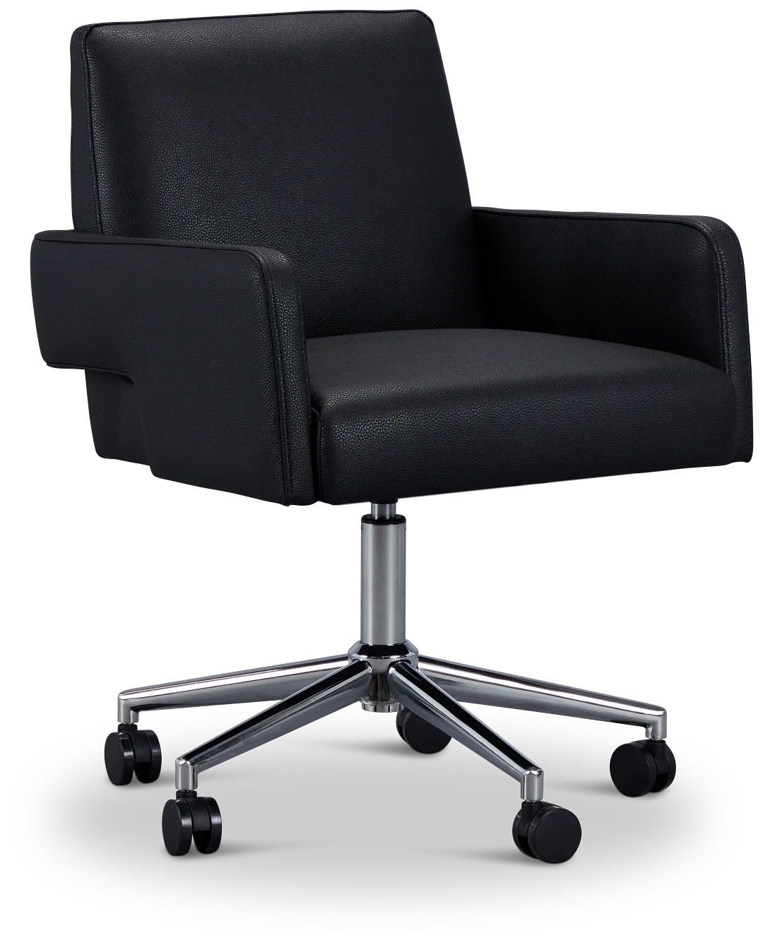Skye Black Swivel Desk Chair