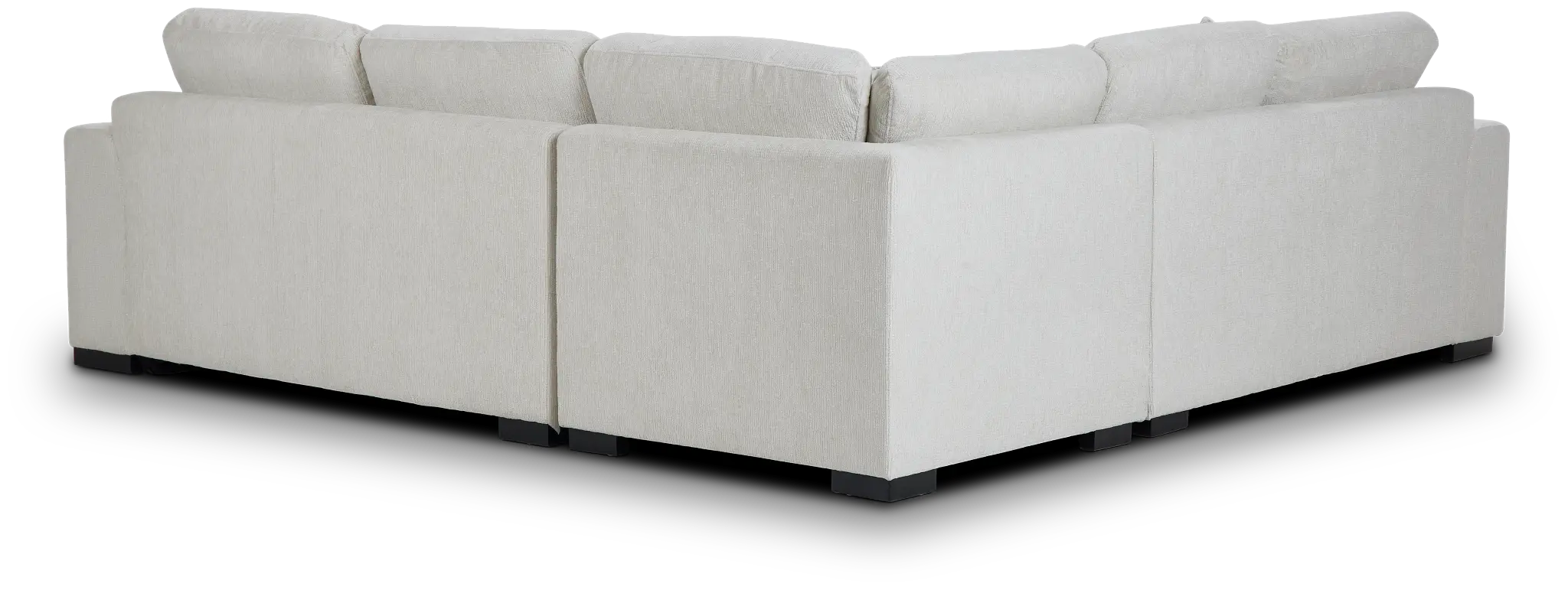 Blakely White Fabric Medium 2-arm Right Facing Sleeper Sectional Blakely White Fabric Medium 2-arm Right Facing Sleeper Sectional