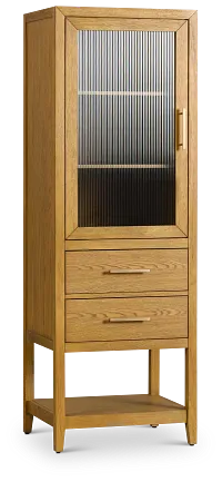 Alden Light Tone Linen Cabinet