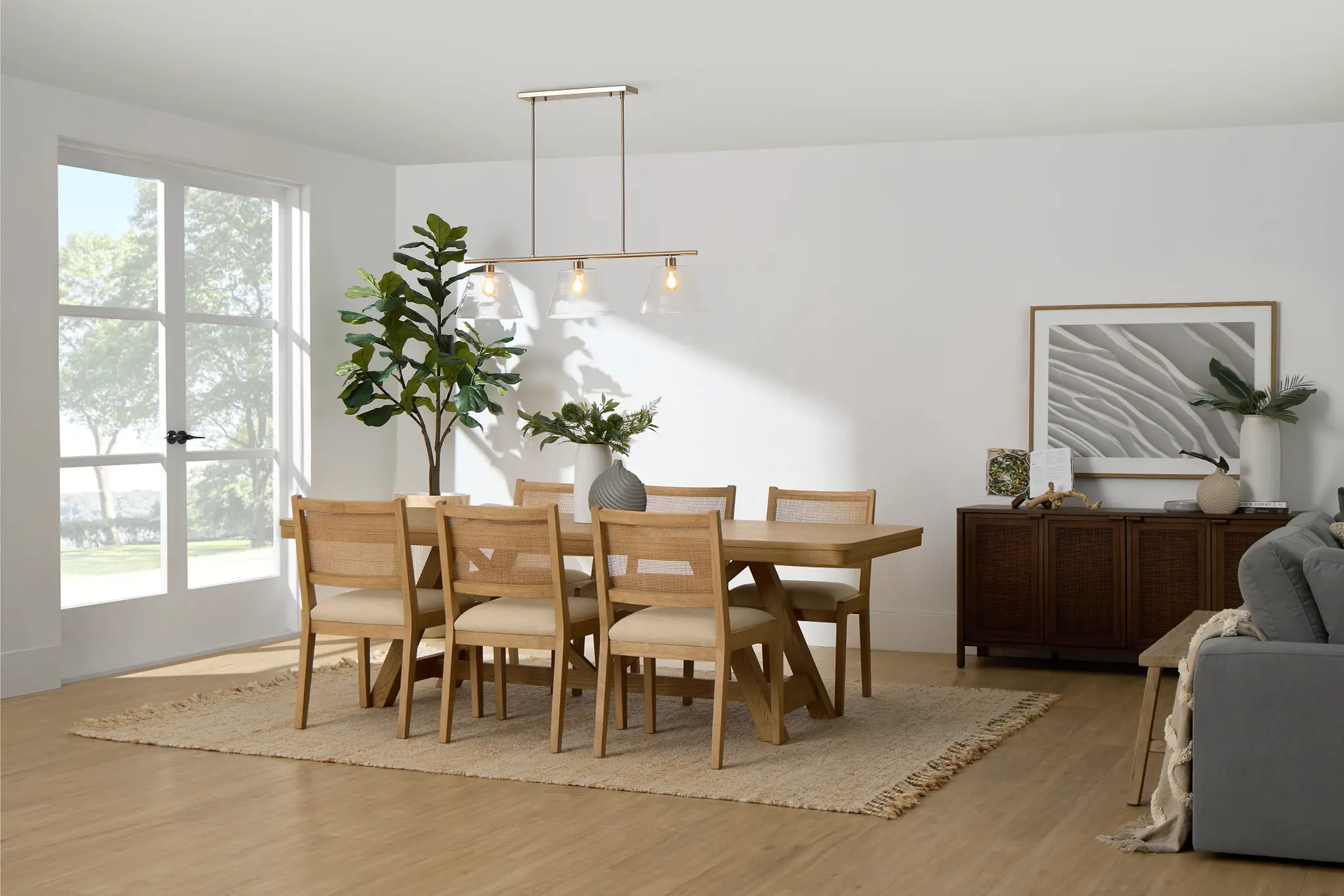 Pacific Light Tone Trestle Table Pacific Light Tone Trestle Table