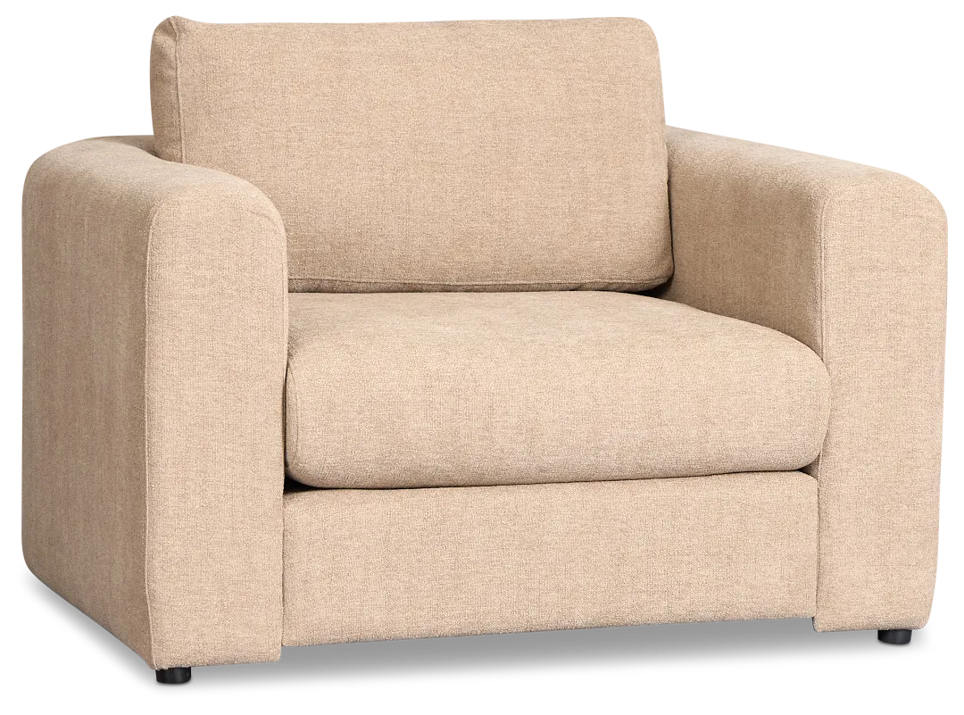 Alma Taupe Fabric Chair