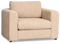 Alma Taupe Fabric Chair