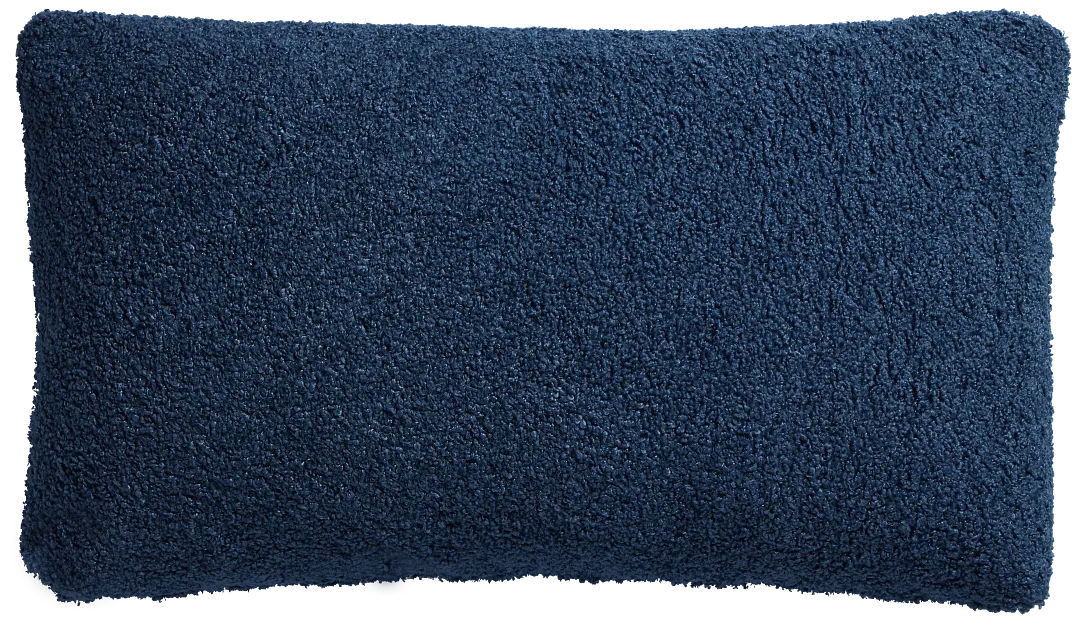 Henley Blue Lumbar Accent Pillow